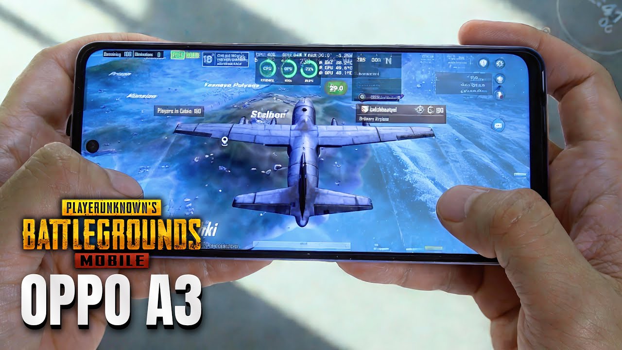 Oppo A3 PUBG Mobile Gaming test | Snapdragon 6s Gen 1, 90Hz Display ...