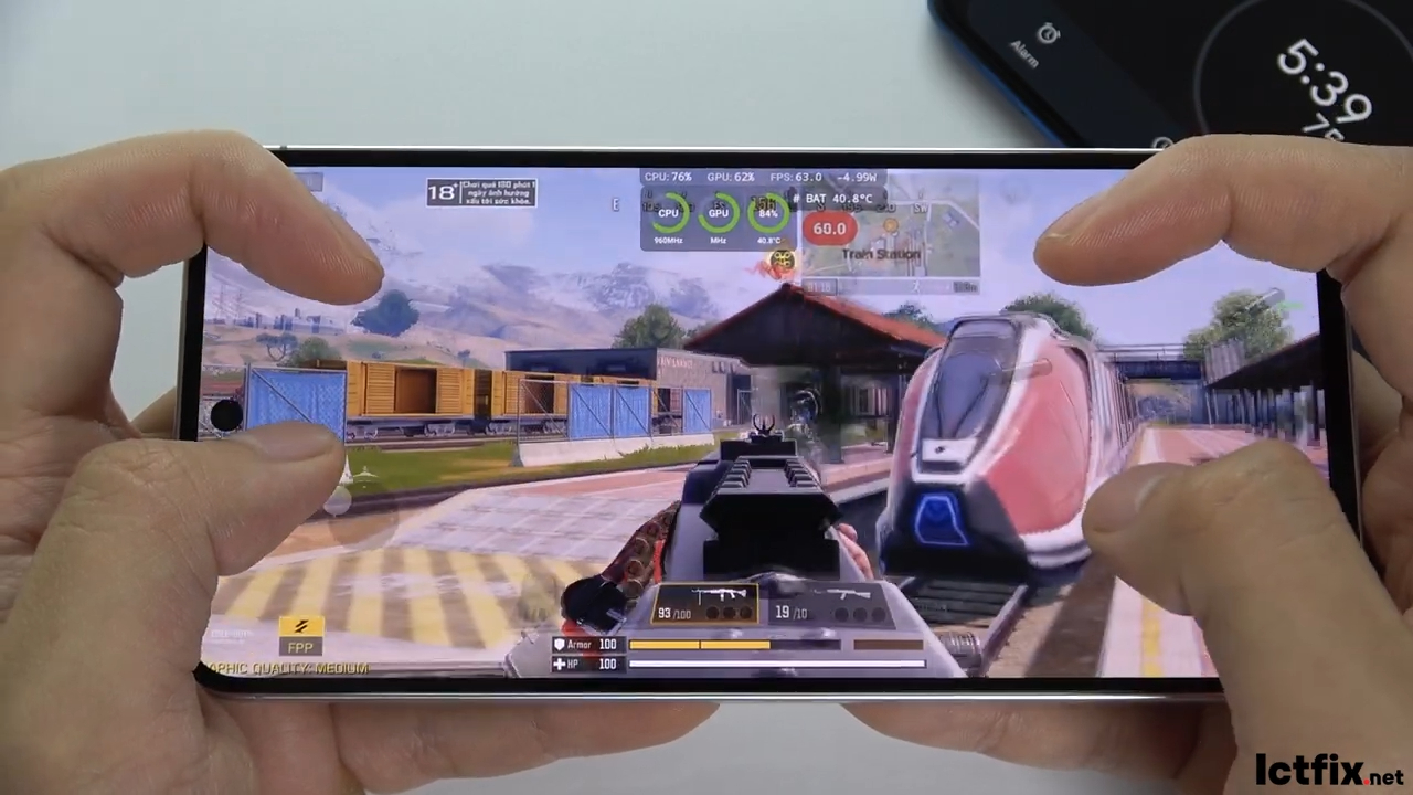 Samsung Galaxy S24 FE Call of Duty Mobile Gaming test