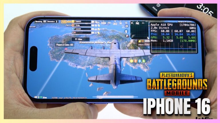 iPhone 16 PUBG Mobile Gaming test | Apple A18 - ICTfix