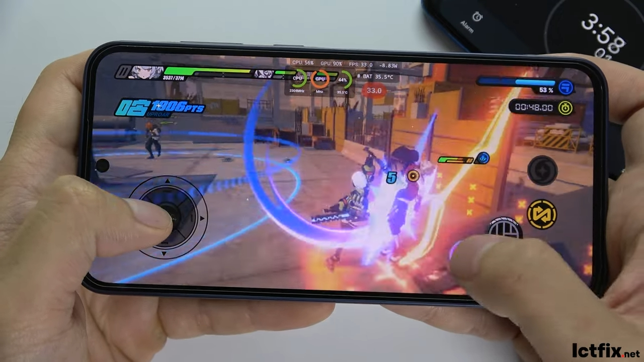 Samsung Galaxy A35 Zenless Zone Zero Gaming test