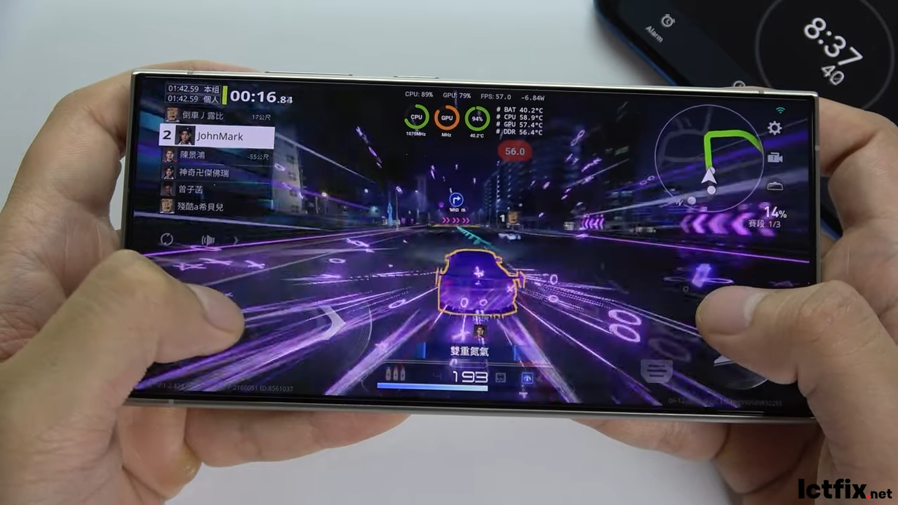 Samsung Galaxy S24 Ultra Need for Speed Unite Gaming test 