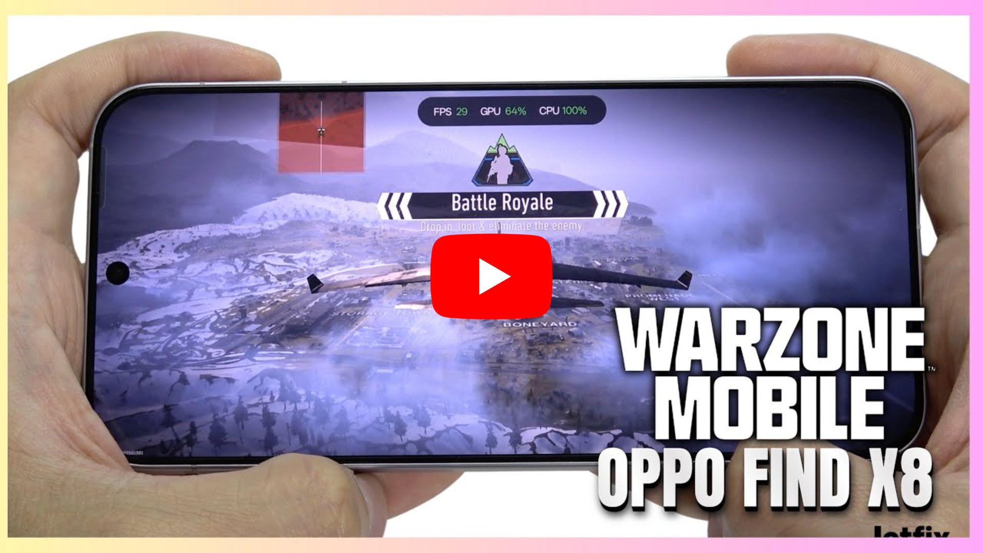 Oppo Find X8 Call of Duty Warzone Mobile Gaming test