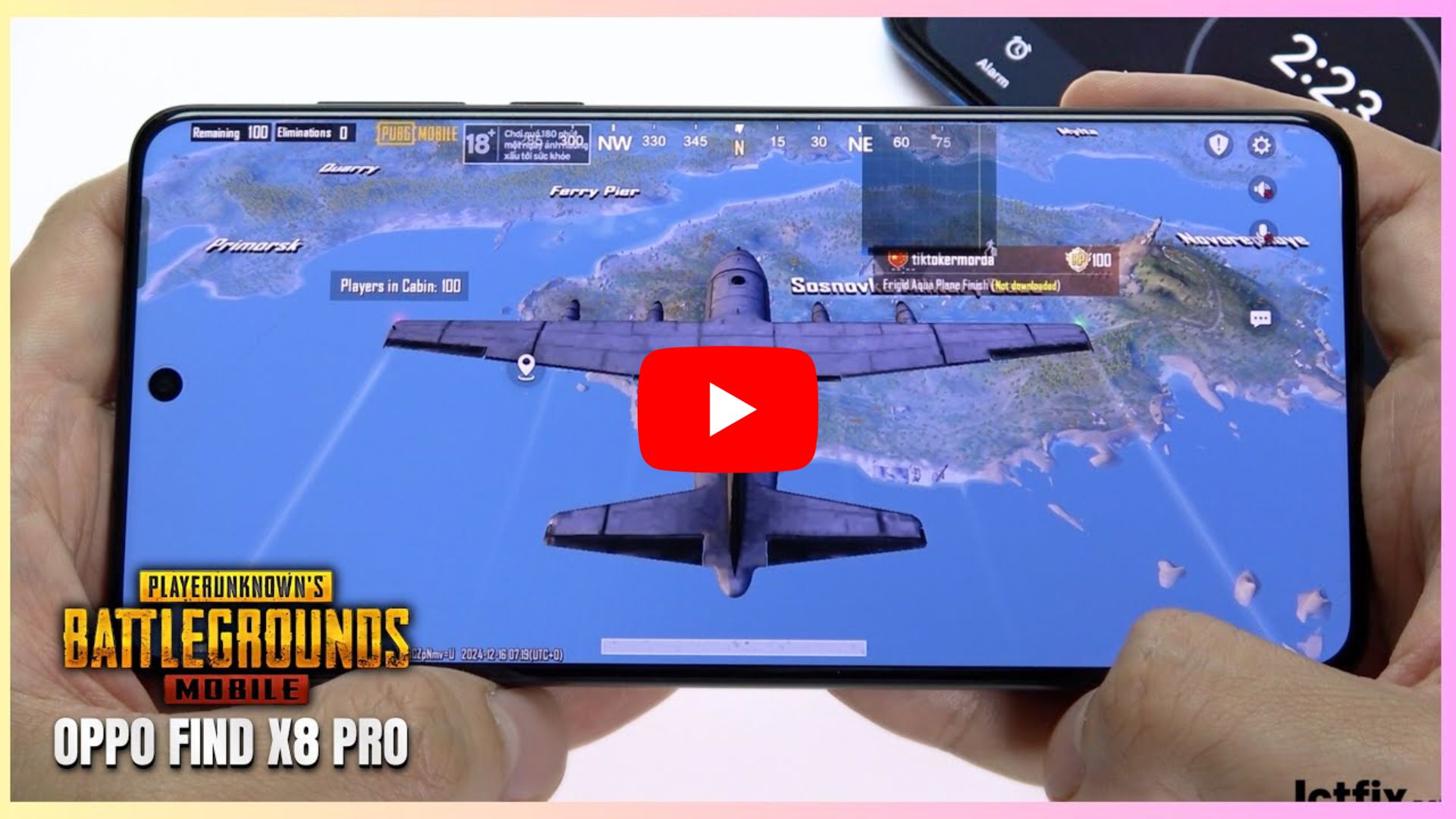 Oppo Find X8 Pro PUBG Mobile Gaming test