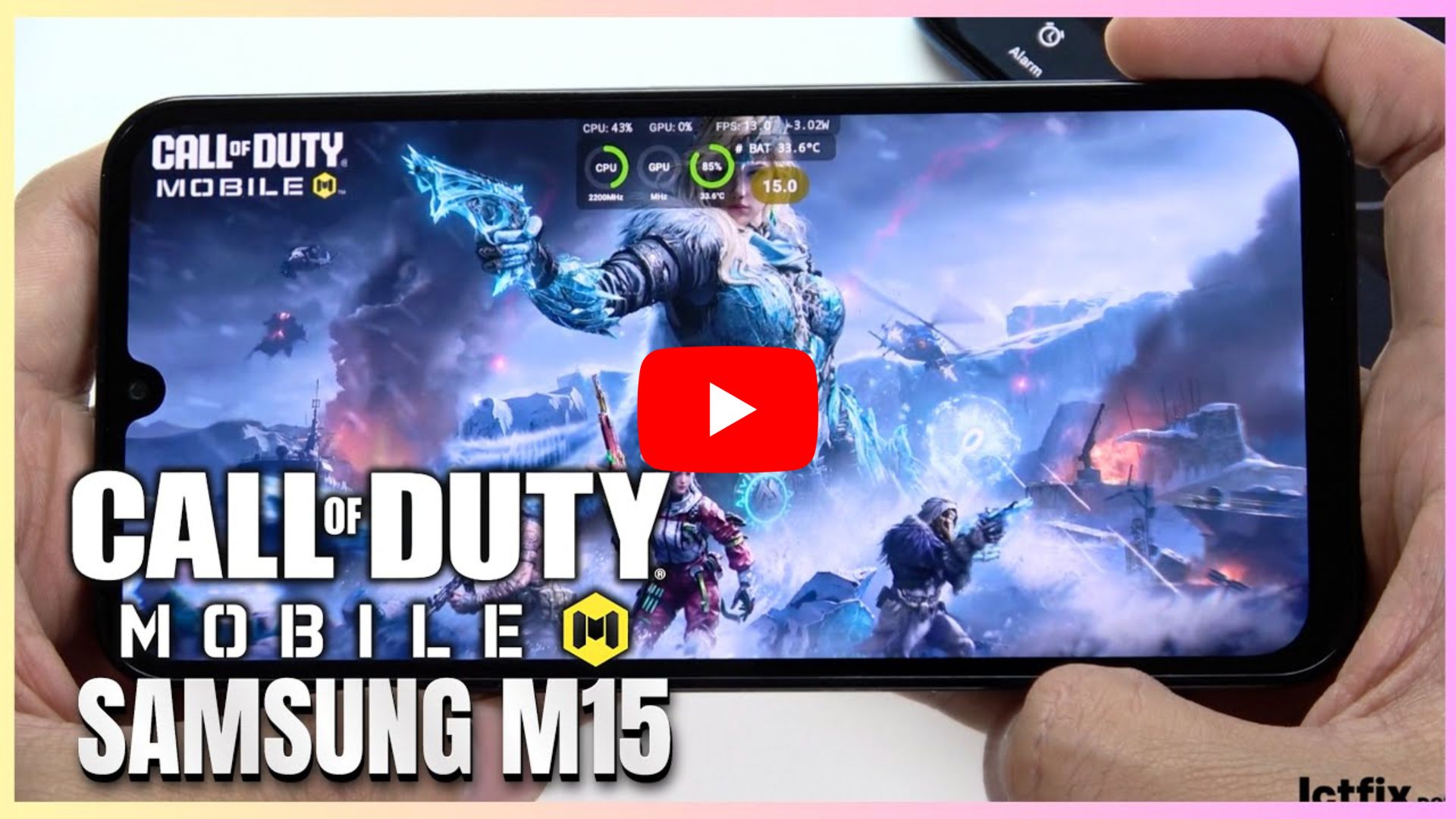 Samsung Galaxy M15 Call of Duty Mobile Gaming test 