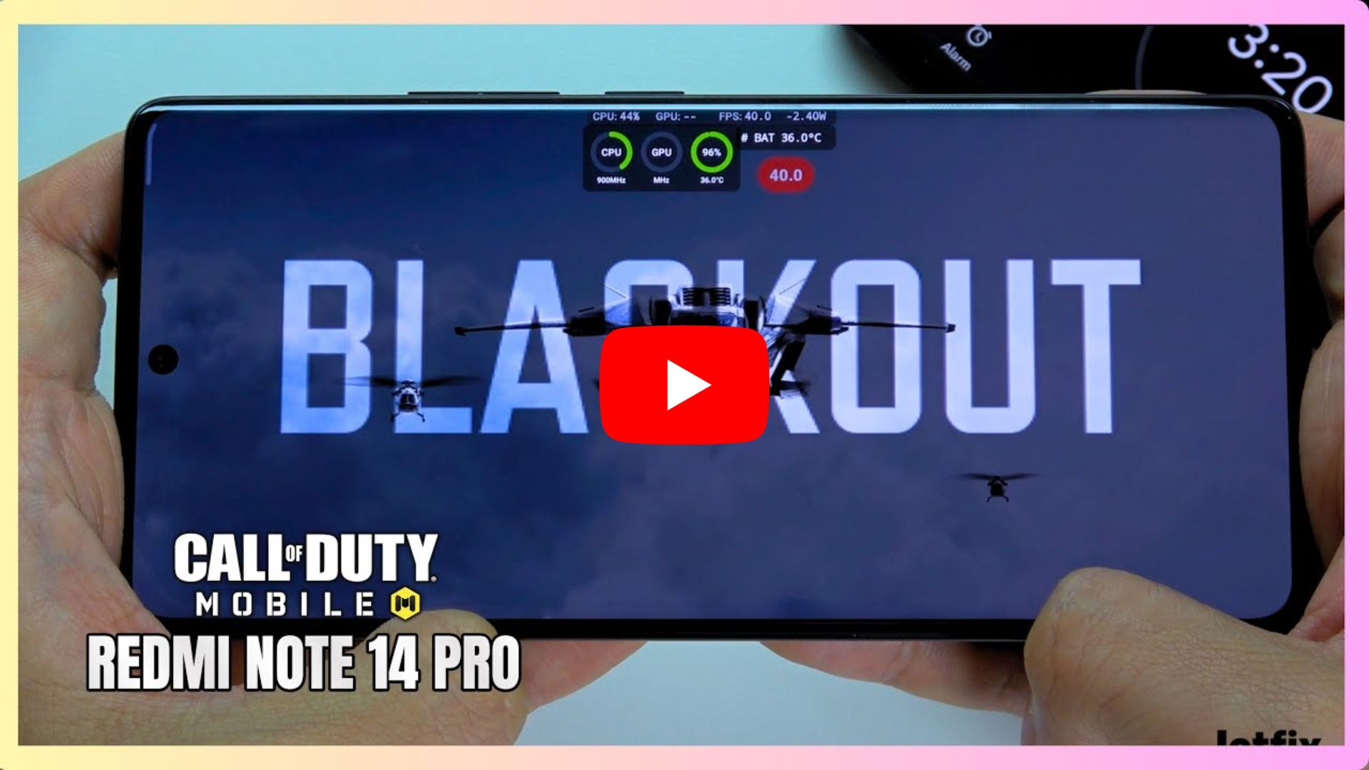 Xiaomi Redmi Note 14 Pro Call of Duty Mobile Gaming test