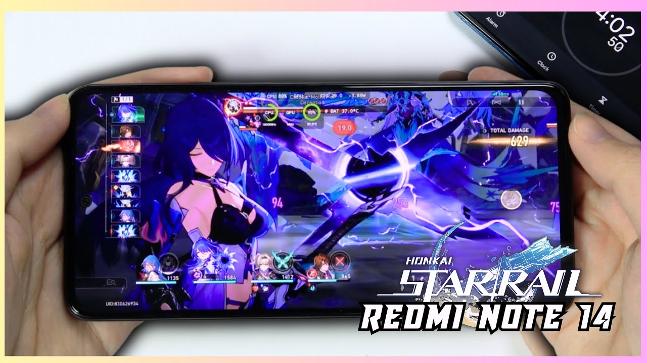 Xiaomi Redmi Note 14 Honkai Star Rail Gaming test | Helio G99 Ultra ...