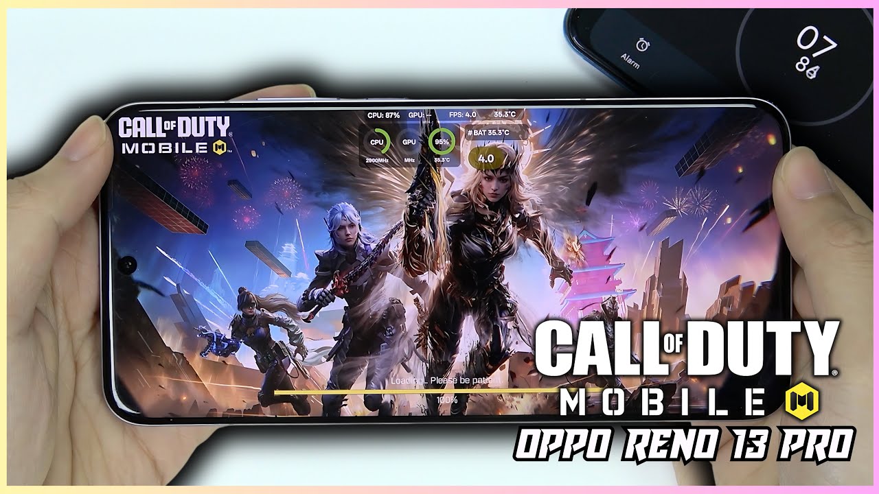 Oppo Reno 13 Pro Call of Duty Mobile Gaming test - ICTfix