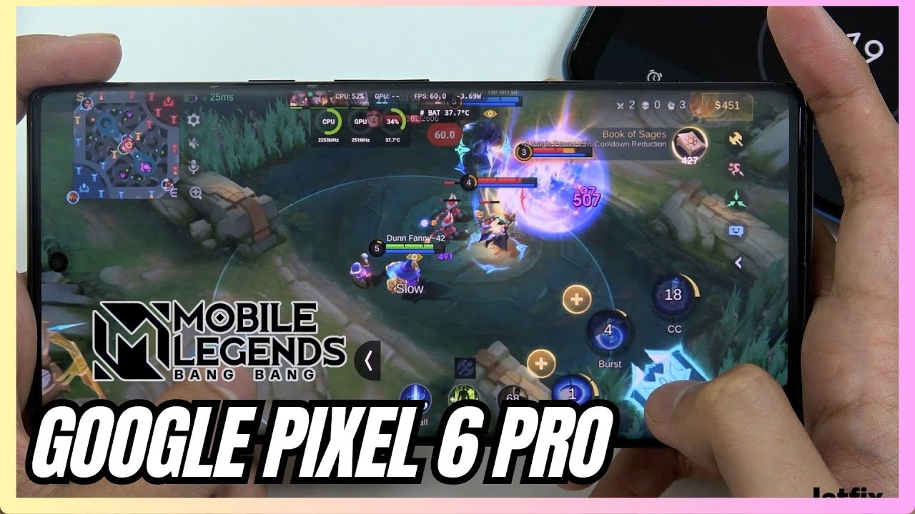 google pixel 6 pro mobile legends