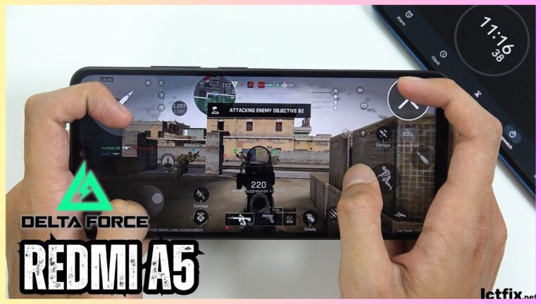 Xiaomi Redmi A5 Delta Force Gaming test | Unisoc T7250 - ICTfix