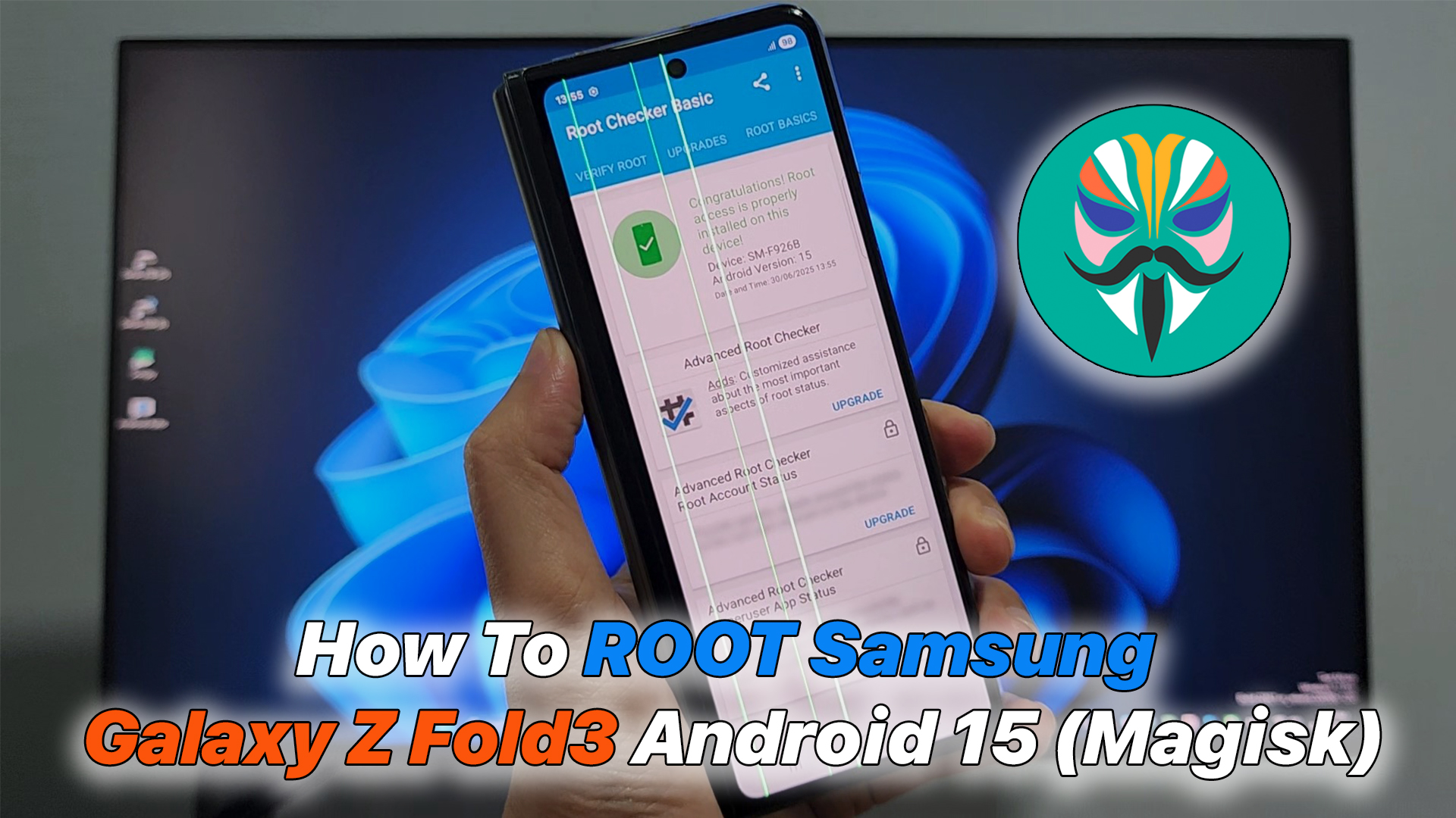 How To ROOT Samsung Galaxy Z Fold3 Android 15 (Magisk) - ICTfix