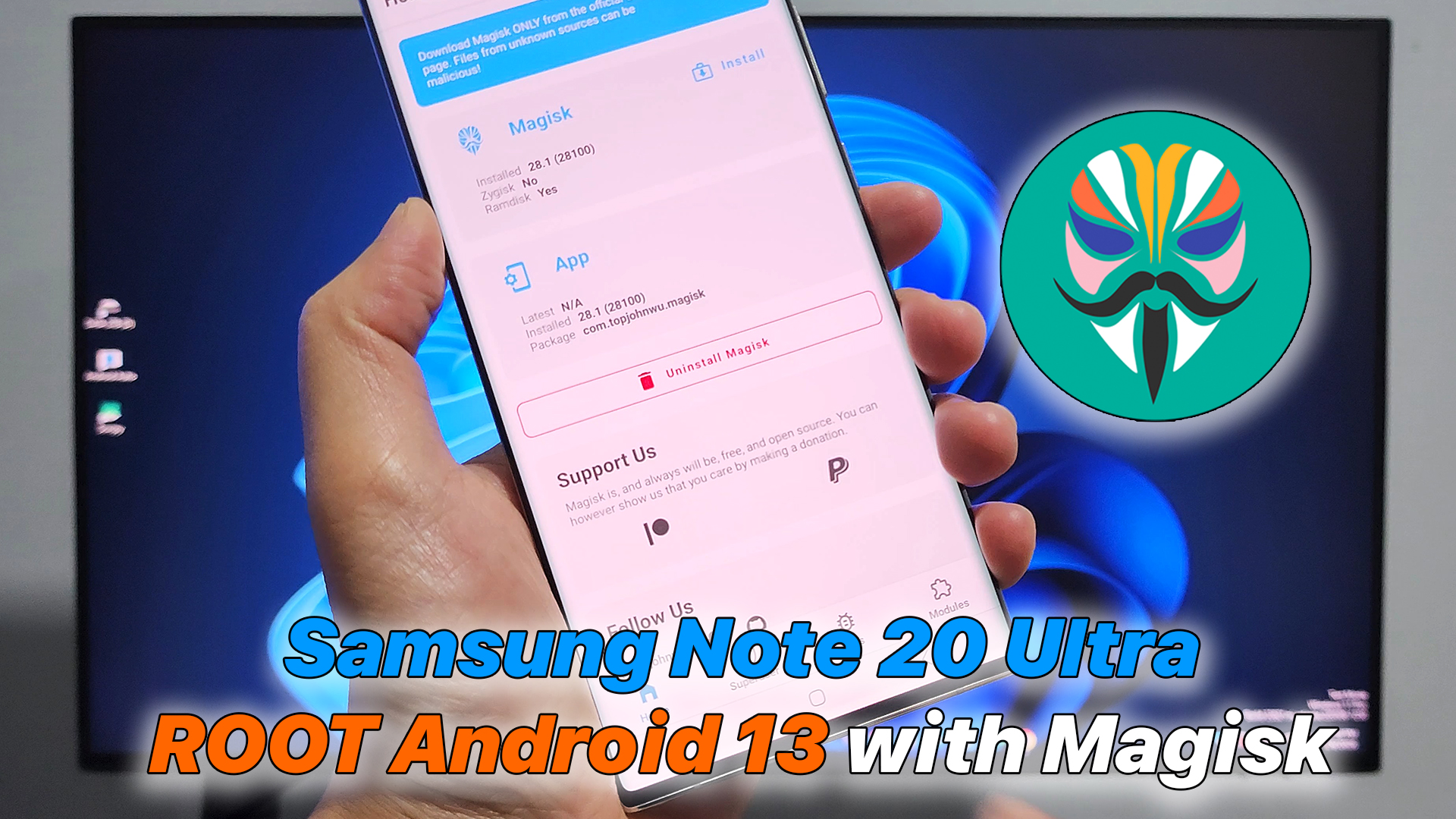 root android 13 magisk
