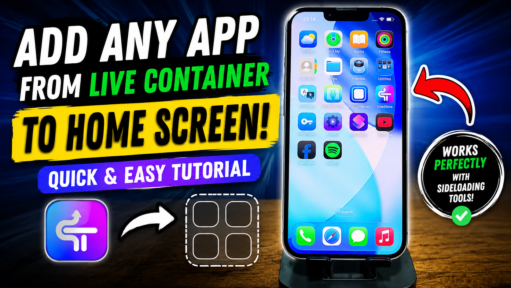 How to Add LiveContainer Apps to Home Screen - ICTfix